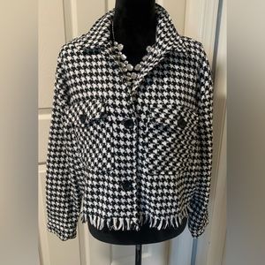SO Ladies Houndstooth Jacket size XL